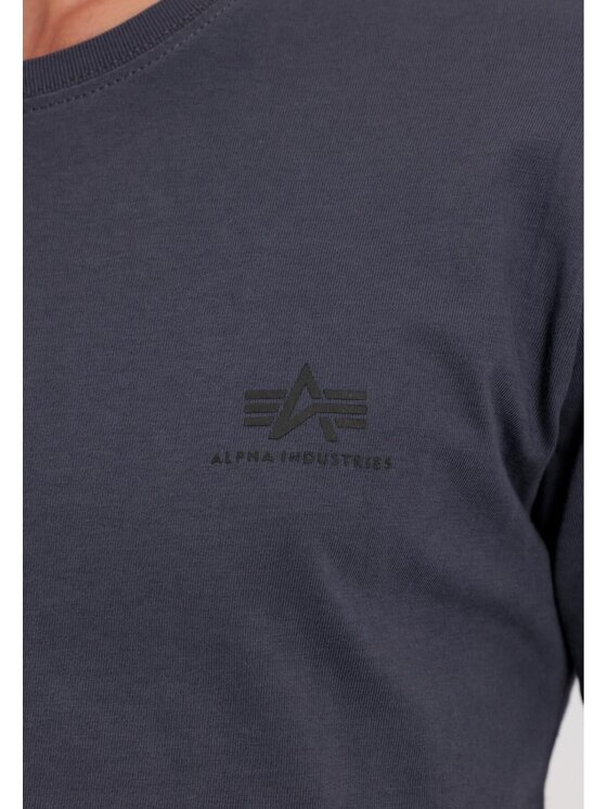 Alpha Industries Alpha Industries Longsleeve AI.116571-136-XL Szary Slim Fit
