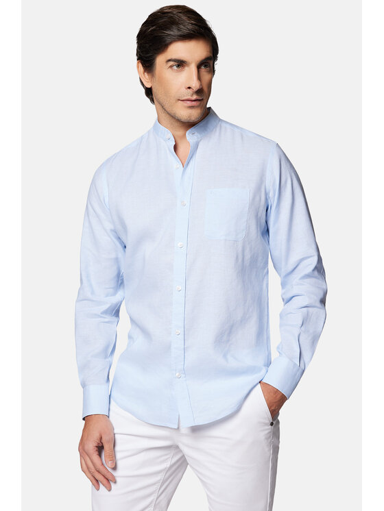 Lancerto Lancerto Koszula Aurora KO073124000017 Niebieski Slim Fit