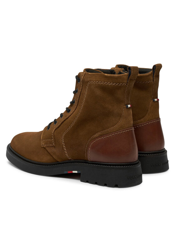 Tommy Hilfiger Tommy Hilfiger Čižmy FM0FM05105 Hnedá