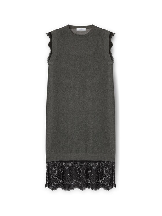 Motivi Motivi Vestito 7605W001365N013 Grigio Regular Fit