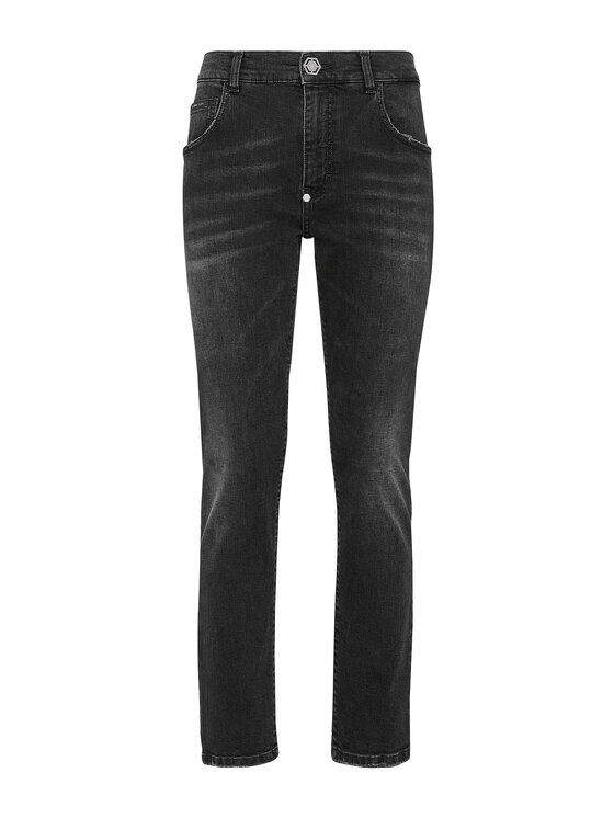 PHILIPP PLEIN PHILIPP PLEIN Jeansy 1877 Czarny Boyfriend Fit