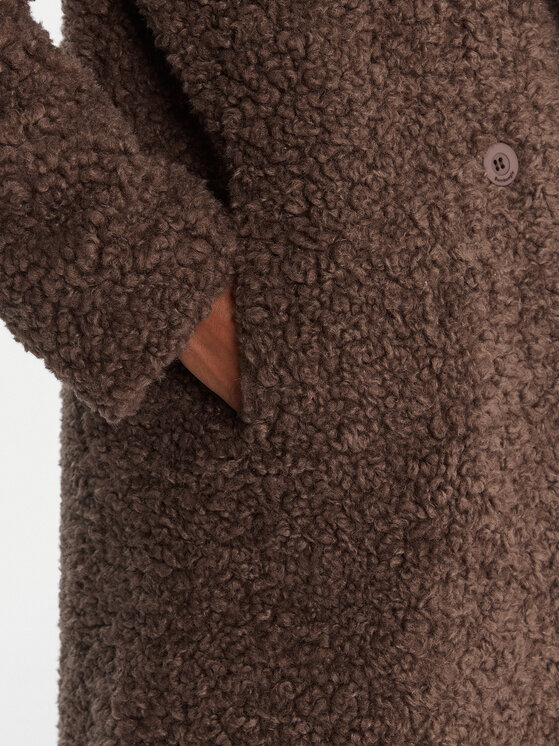 Bomboogie Bomboogie Cappotto in shearling CW360STSFC5 Marrone Regular Fit
