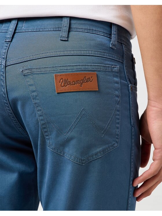 Wrangler Wrangler Jeansy Texas Slim Niebieski Slim Fit