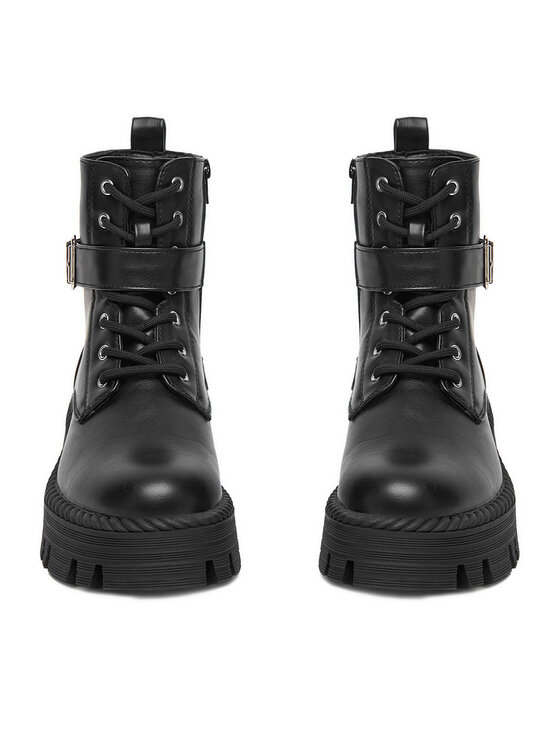 DeeZee DeeZee Schnürschuhe KX238825 Schwarz