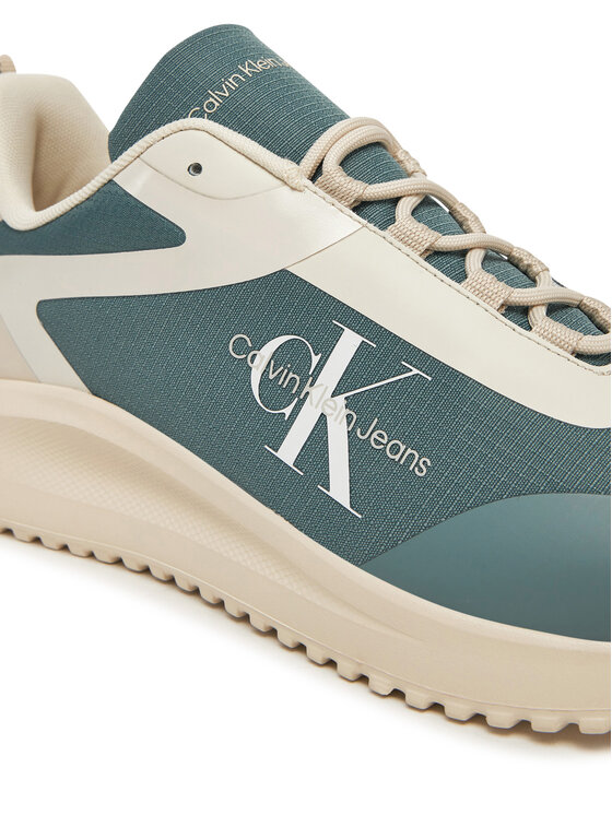 Calvin Klein Jeans Calvin Klein Jeans Сникърси Eva Runner Low Lace Ml Mix YM0YM00968 Син