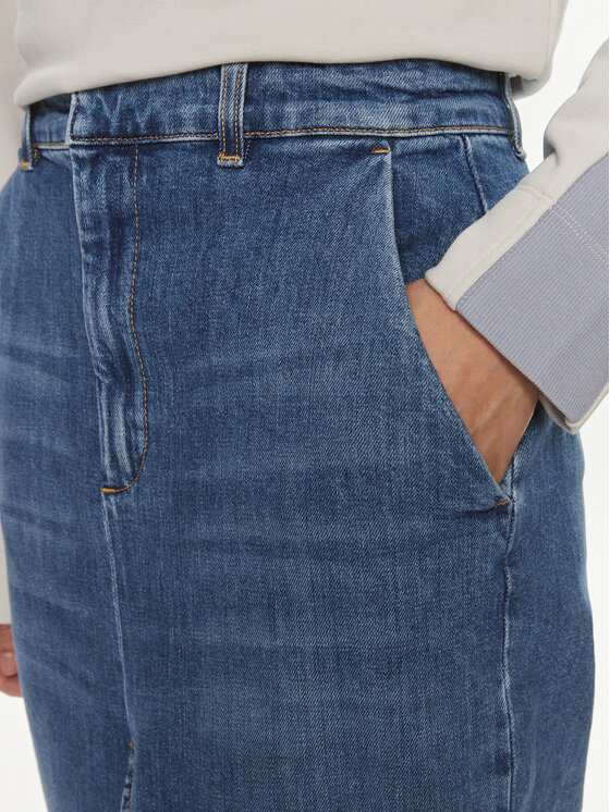 Marella Marella Jeansrock Cast 2413101024 Blau Regular Fit