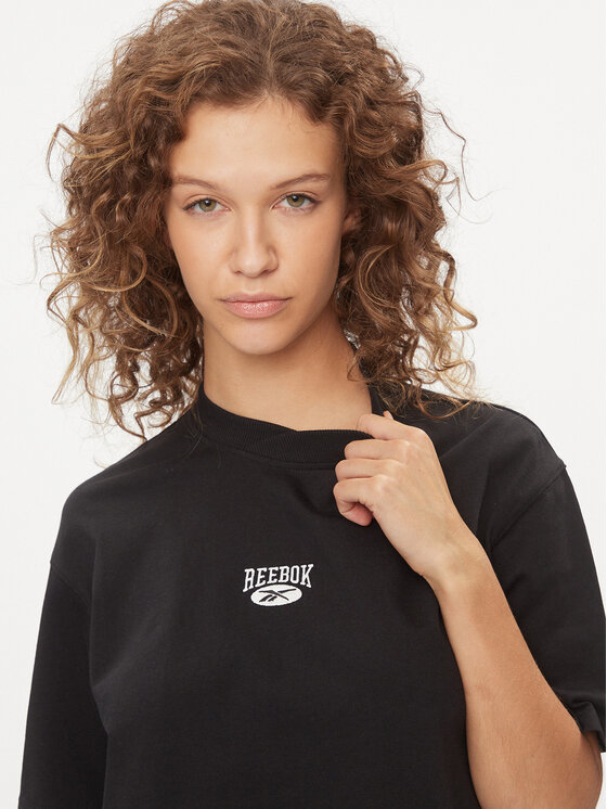 Reebok T-Shirt Classics IL4642 Czarny Relaxed Fit | Modivo.pl