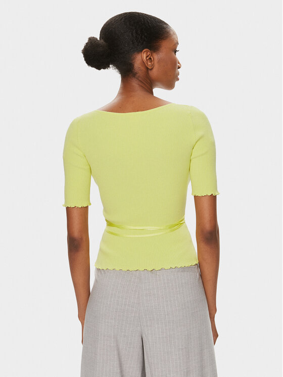 HUGO Hugo Blusa Simble 50514288 Giallo Slim Fit