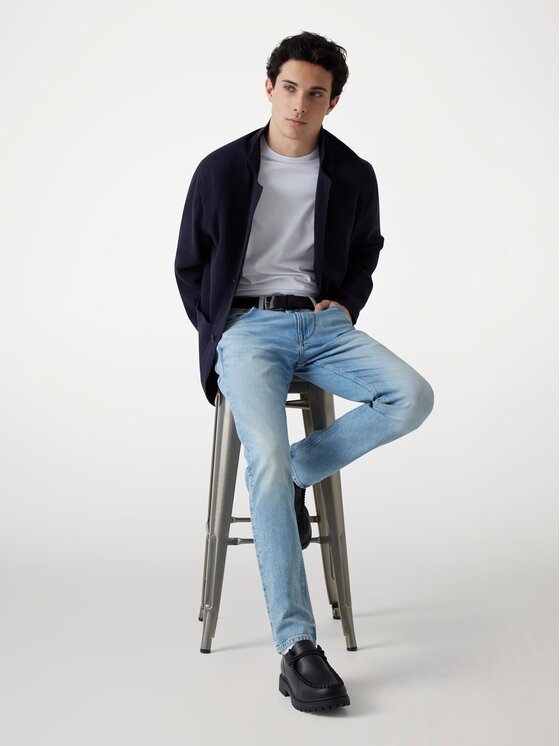 Guess Guess Jeansy 172897 Niebieski Slim Fit