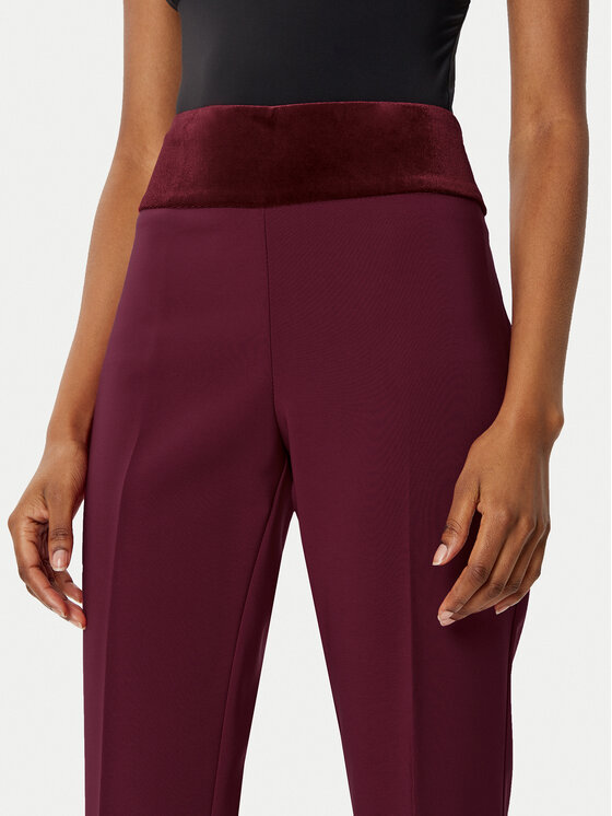 Rinascimento Rinascimento Hlače CFC0121874003 Tamnocrvena Regular Fit
