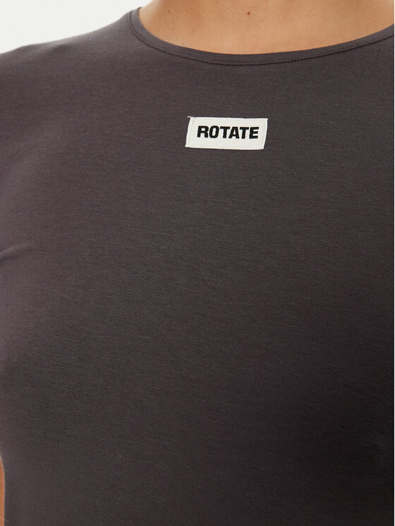 ROTATE ROTATE T-Shirt 114094 Szary Regular Fit