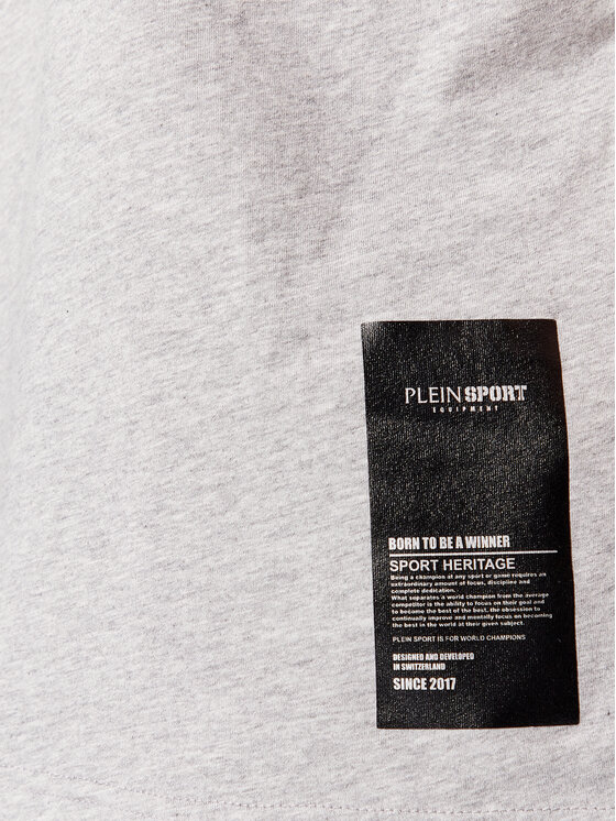 Plein Sport Plein Sport T-Shirt SACC MTK6036 SJY001N Šedá Regular Fit