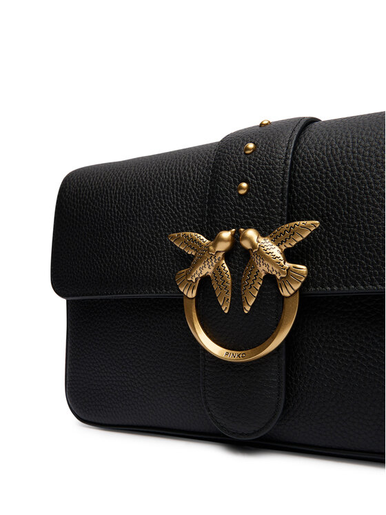 PINKO PINKO Handtasche Love One Classic Slouchy Fl PLTT 104524 A2OX Schwarz