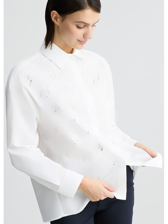 Liu Jo Liu Jo Camicia WA5181TS246T9438 Bianco Regular Fit
