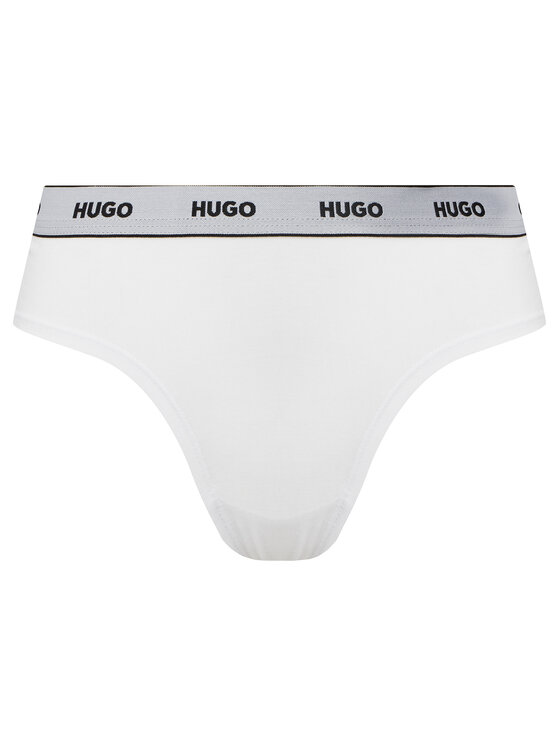 HUGO HUGO 3 db klasszikus alsó Triplet Pack Briefs 50545694 Fehér
