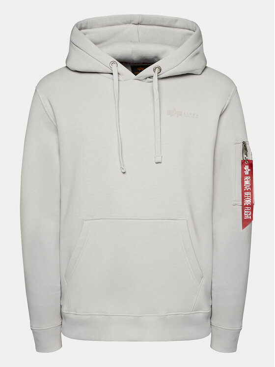 Alpha Industries Alpha Industries Majica dugih rukava Air Force 138337 Siva Regular Fit