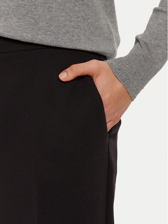 Tommy Hilfiger Tommy Hilfiger Pantaloni di tessuto WW0WW45445 Nero Regular Fit