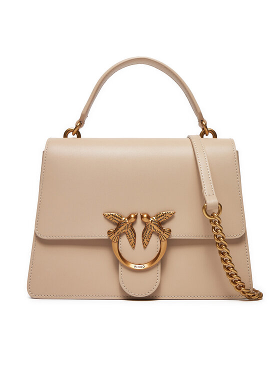 PINKO PINKO Τσάντα Lowe One Top Handle Classic Light Μπεζ