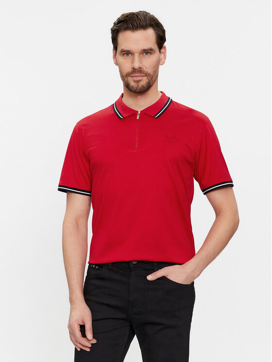 KARL LAGERFELD KARL LAGERFELD Pólóing 745080 541200 Piros Regular Fit