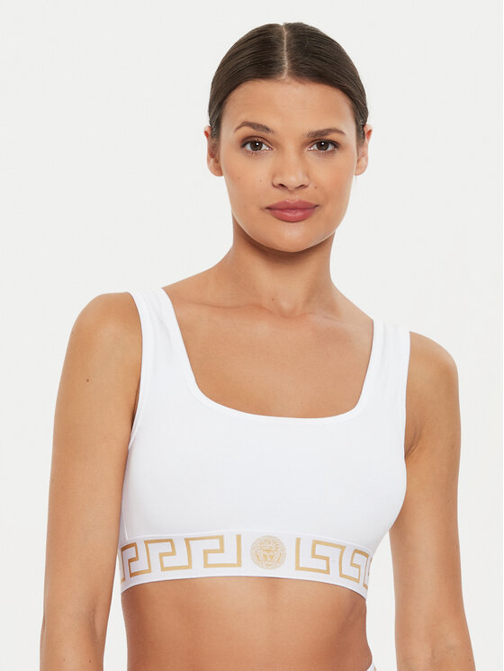 Versace Podprsenkový top 1013323 1A10011 Biela