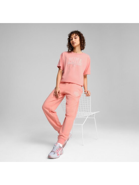Puma Puma T-Shirt 685031 Różowy Regular Fit