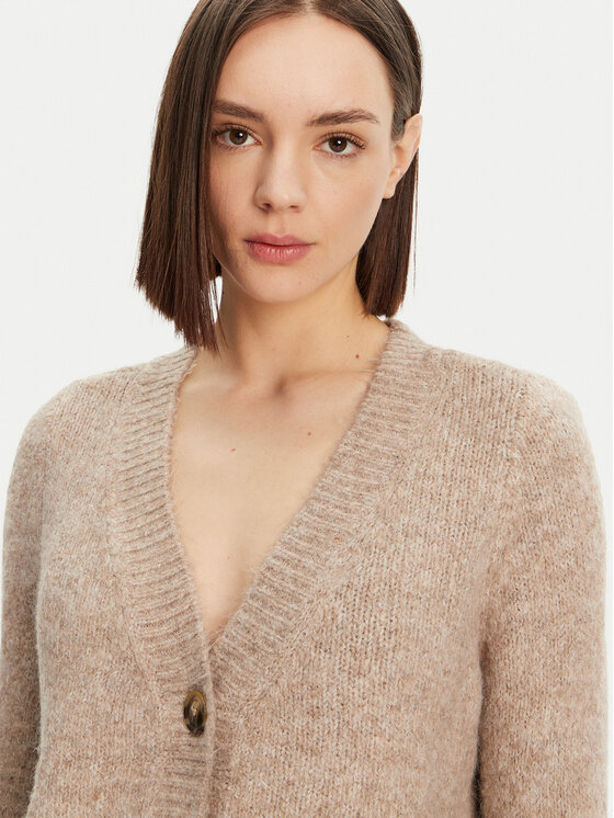 ONLY ONLY Kardigan Zoey 15332549 Beżowy Regular Fit