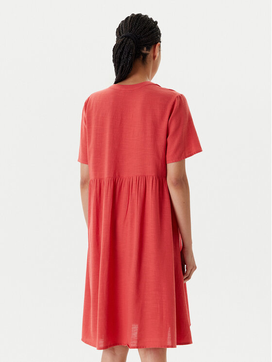 United Colors Of Benetton United Colors Of Benetton Vasarinė suknelė 4PQNDV0BS Raudona Relaxed Fit