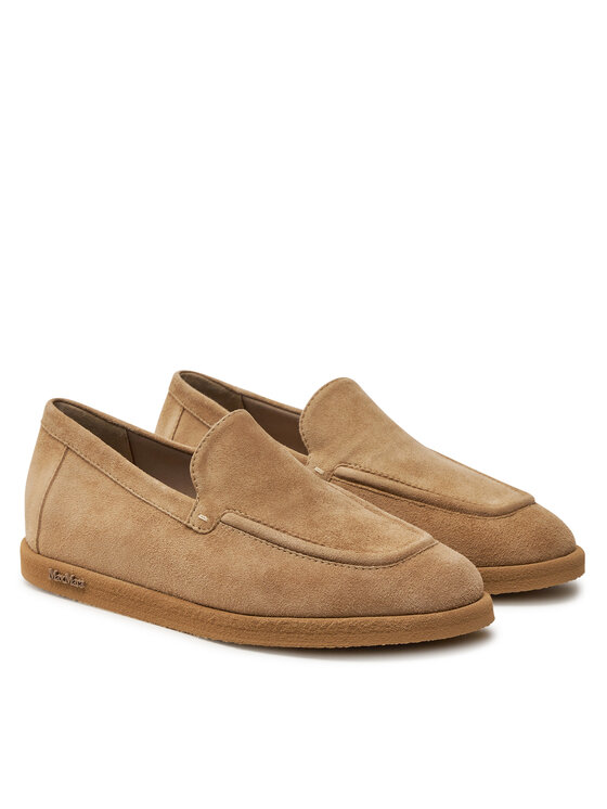 Max Mara Max Mara Mokasyny Softloafers 2424526311600 Beżowy