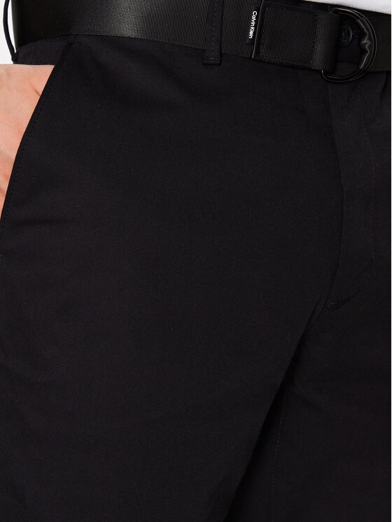 Calvin Klein Calvin Klein Παντελόνι chino Modern Twill K10K110979 Μαύρο Slim Fit
