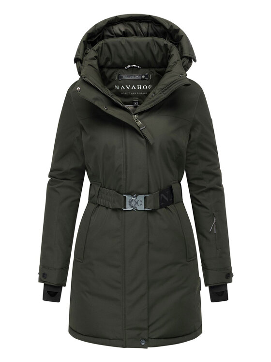 Navahoo Navahoo Kurtka zimowa Frostkuss Zielony Regular Fit