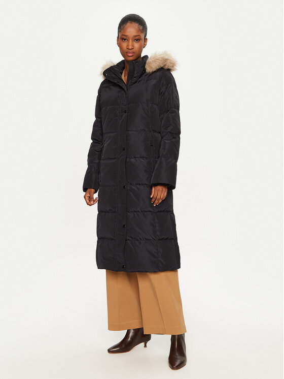LAUREN RALPH LAUREN Vatovaná bunda 297957518001 Čierna Regular Fit