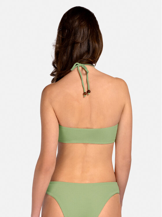 Miss Lou Miss Lou Bikini pezzo sopra G-OE1-Z Verde