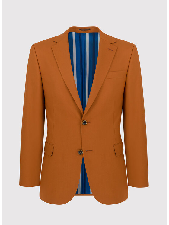 Pako Lorente Pako Lorente Marynarka P22SF-3G-021 Pomarańczowy Slim Fit