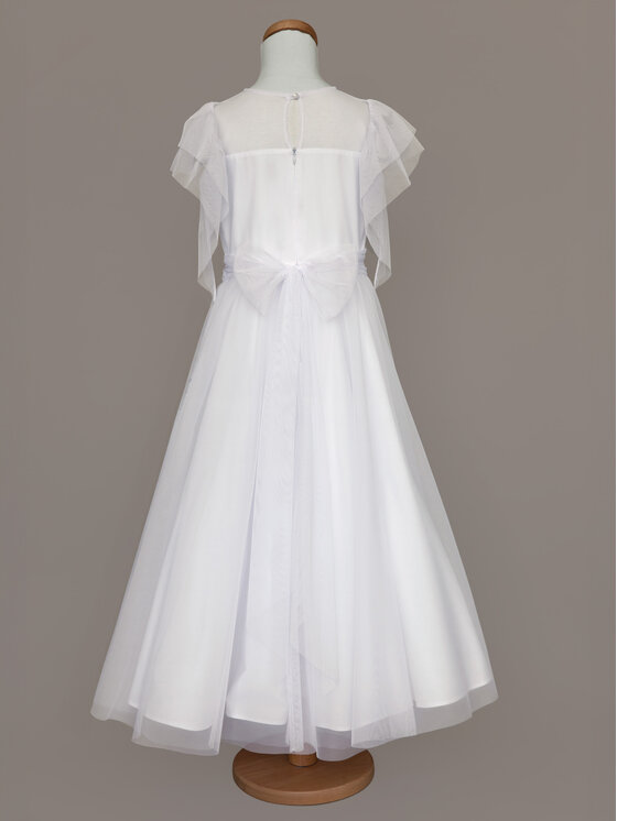 SLY SLY Sukienka 5SM-05B Écru Comfortable Fit