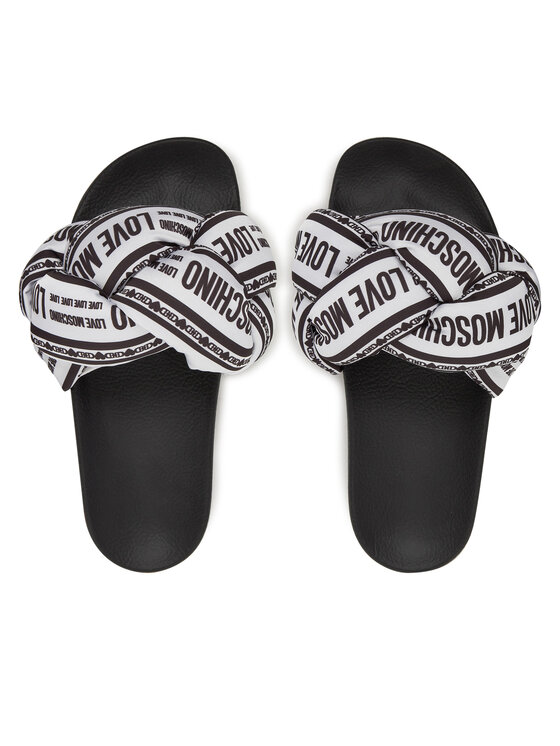 LOVE MOSCHINO LOVE MOSCHINO Şlapi JA28312G0MIW310A Alb