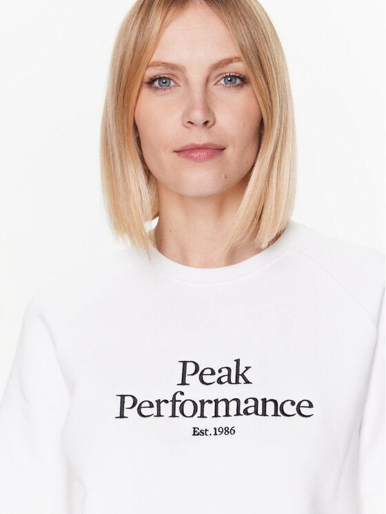 Peak Performance Peak Performance Bluza Original G77752320 Biały Regular Fit