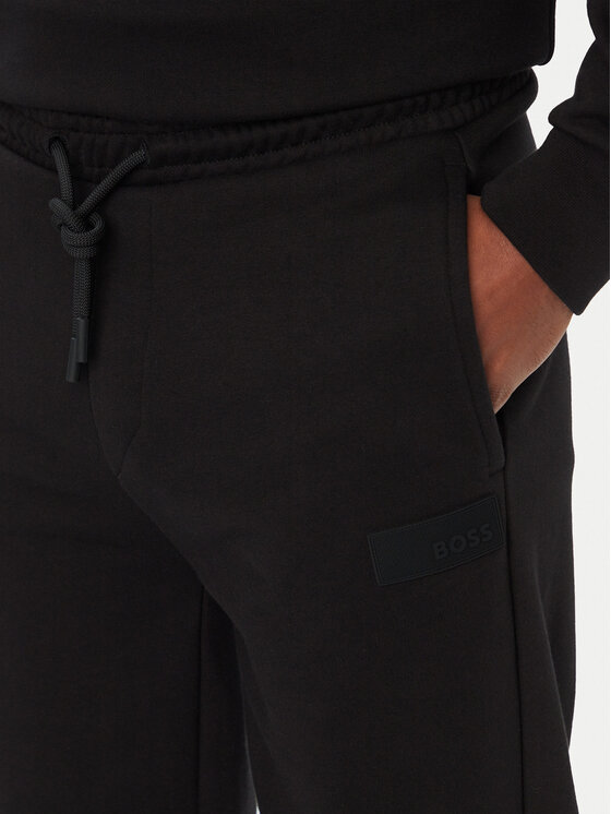 BOSS BOSS Sporta bikses JT_Long 50564096 Melns Relaxed Fit