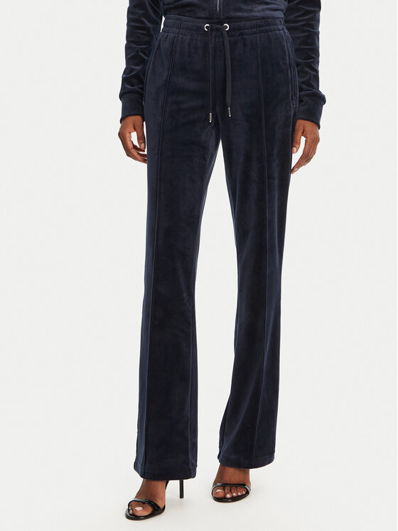 Juicy Couture Juicy Couture Teplákové kalhoty Tina JCAPW045 Tmavomodrá Regular Fit
