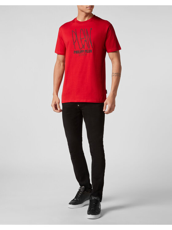 PHILIPP PLEIN PHILIPP PLEIN T-shirt 1207 Rosso Regular Fit