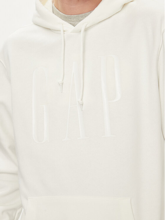 Gap Gap Bluza 829192-00 Biały Regular Fit