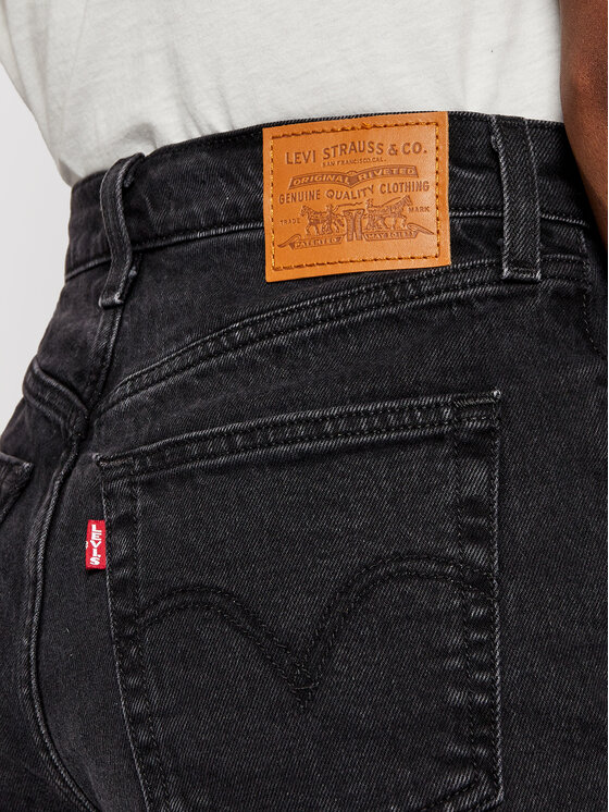 Levi's® Levi's® Džínsové šortky Ribcage 77879-0052 Čierna Slim Fit
