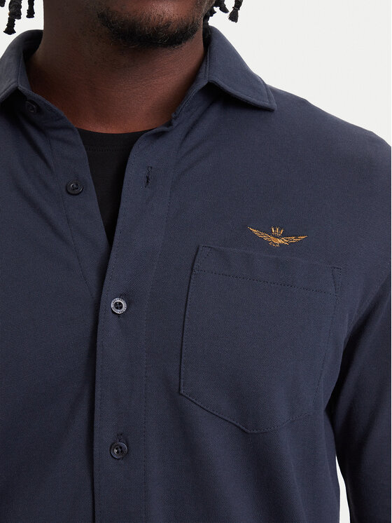 Aeronautica Militare Aeronautica Militare Πουκάμισο 262CA1313UP00408 Σκούρο μπλε Regular Fit