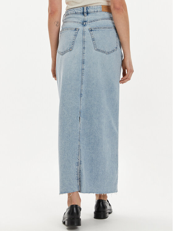 Gina Tricot Gina Tricot Jeans suknja 21426 Plava Regular Fit