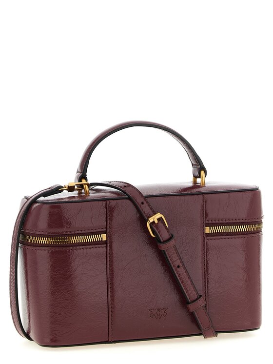 PINKO PINKO Torebka Bordeaux Calfskin Hand Bordowy