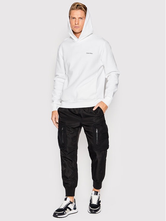 Calvin Klein Calvin Klein Μπλούζα Micro Logo K10K109927 Λευκό Regular Fit