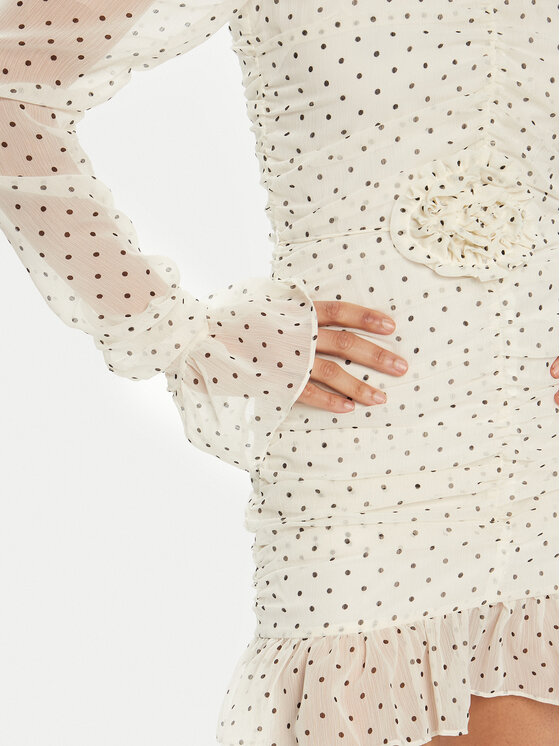 ROTATE ROTATE Ежедневна рокля 113610 Бял Regular Fit