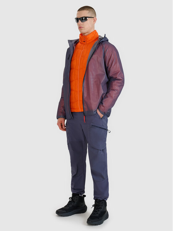4F 4F Kurtka wielofunkcyjna FREEMAKE Szary ciemny Regular Fit