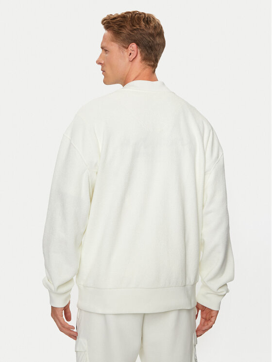 adidas adidas Mikina Elevated ALL SZN Terry Loop IV5211 Biela Loose Fit