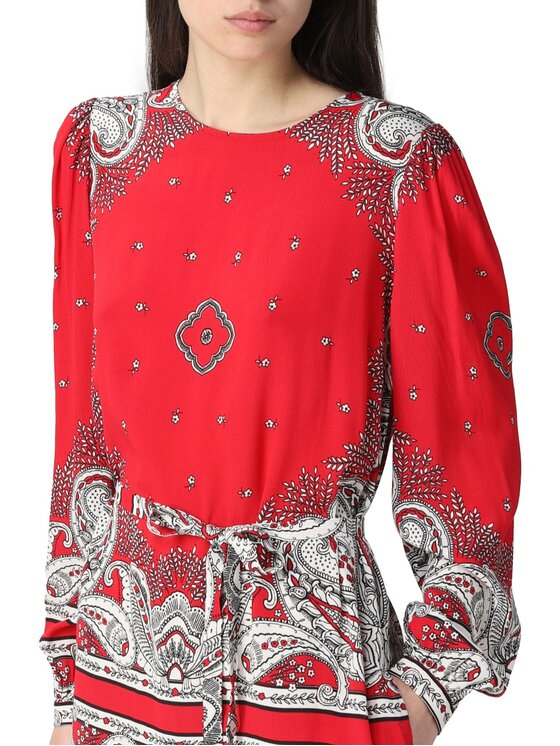 TWINSET TWINSET Sukienka letnia TP270J6908 Czerwony Modern Fit