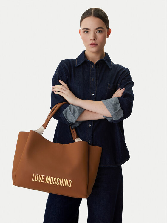 LOVE MOSCHINO Kabelka JC4107PP1OKD0200 Hnedá